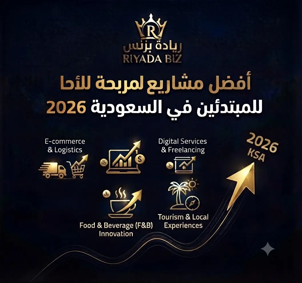 افضل مشاريع مربحة للمبتدئين في السعودية 2026
